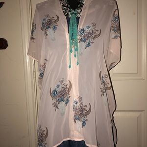 Sheer bull skull top
